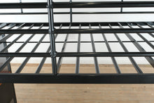 Load image into Gallery viewer, Twin Metal Loft Bed with Built-In Desk
