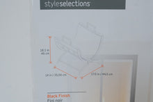 Load image into Gallery viewer, Style Selections Log Holder Black Metal Firewood Rack 0669011 New In Box
