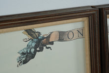 Load image into Gallery viewer, Vintage London Thames Panorama Framed Wall Art Set After Wenceslaus Hollar
