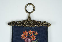 Load image into Gallery viewer, Vintage Needlepoint Bell Pull Wall Hanging – Fruit &amp; Floral Motif – 56&quot; x 7&quot;
