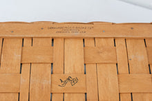 Load image into Gallery viewer, Longaberger 1995 Holiday Cheer Basket Liner Protector Double Handle
