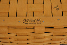 Load image into Gallery viewer, Longaberger Collectors Club 1998 Basket – Collectors Edition with Liner &amp; Lid
