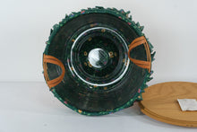 Load image into Gallery viewer, Longaberger Corn Basket with Protector, Liner, and WoodCrafts Lid – Signed 1996
