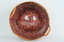 Load image into Gallery viewer, Longaberger 1995 Shades of Autumn Basket of Plenty with Liner and Protector
