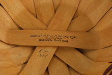 Load image into Gallery viewer, Longaberger 1995 Shades of Autumn Basket of Plenty with Liner and Protector

