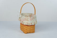 Load image into Gallery viewer, Longaberger 2001 Mothers Day Vintage Blossoms Basket Liner Protector Tie On
