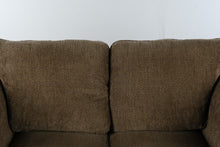 Load image into Gallery viewer, Loren Mitchell Collection Brown Chenille Loveseat
