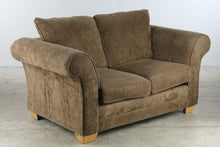 Load image into Gallery viewer, Loren Mitchell Collection Brown Chenille Loveseat
