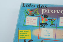 Load image into Gallery viewer, Loto des Proverbes Vintage French Educational Game by Fernand Nathan
