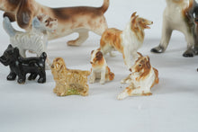 Load image into Gallery viewer, Vintage Ceramic Dog Figurines Lot Mixed Breeds Japan Occupied Style
