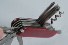 Load image into Gallery viewer, Lot of 4 Multi-Tool Pocket Knives – Victorinox Swiss Army + Two Unbranded + New Mini Pocket Knife
