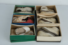 Load image into Gallery viewer, Lot of Vintage Baby &amp; Toddler Shoes – 1950s–1970s Leather Boots, Oxfords &amp; Dress Shoes – Original Boxes
