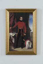 Load image into Gallery viewer, Love Letter A – Framed Vintage Portrait Print After Toulmouche (1994)
