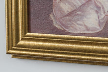Load image into Gallery viewer, Love Letter B – Framed Vintage Print of Lady in Pink by Toulmouche (1994)
