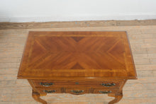 Load image into Gallery viewer, Solid Cherry Lowboy Chest with Inlaid Top and Cabriole Legs
