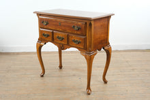 Load image into Gallery viewer, Solid Cherry Lowboy Chest with Inlaid Top and Cabriole Legs
