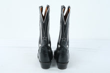 Load image into Gallery viewer, Lucchese 1883 N7367 Black Exotic Leather Shooting Star Cowboy Boots 7B
