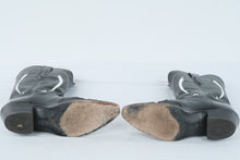 Load image into Gallery viewer, Lucchese 1883 N7367 Black Exotic Leather Shooting Star Cowboy Boots 7B
