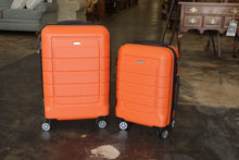 Load image into Gallery viewer, SHOWKOO Orange 2 Piece Hardside Spinner Luggage Set TSA Lock Expandable
