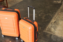 Load image into Gallery viewer, SHOWKOO Orange 2 Piece Hardside Spinner Luggage Set TSA Lock Expandable
