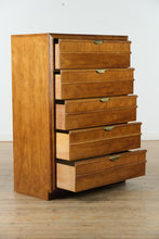 Load image into Gallery viewer, MCM Campaigner Style 5-Drawer Chest by Dixie
