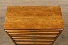 Load image into Gallery viewer, MCM Campaigner Style 5-Drawer Chest by Dixie
