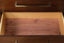 Load image into Gallery viewer, Northridge Home Marina Del Rey Walnut Nightstand with USB and Power Outlets
