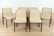 Load image into Gallery viewer, MCM Teak Dining Set by Knoll – Table &amp; 6 Chairs
