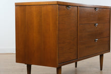 Load image into Gallery viewer, Mid Century Modern Bassett Buffet Server Credenza in Walnut
