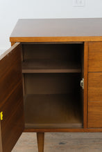 Load image into Gallery viewer, Mid Century Modern Bassett Buffet Server Credenza in Walnut

