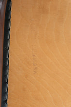 Load image into Gallery viewer, Danish MCM Made in Denmark Solid Wood Dining Chair with Black Upholstered Seat and Back
