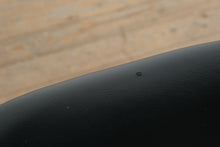 Load image into Gallery viewer, Danish MCM Made in Denmark Solid Wood Dining Chair with Black Upholstered Seat and Back
