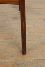 Load image into Gallery viewer, Danish MCM Made in Denmark Solid Wood Dining Chair with Black Upholstered Seat and Back

