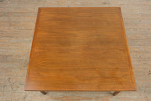 Load image into Gallery viewer, Mersman Mid Century Modern Walnut Square Coffee Table with Tapered Legs
