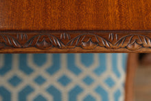 Load image into Gallery viewer, Councill Craftsmen Style Mahogany Double Pedestal Dining Table with 8 Chippendale Chairs
