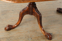 Load image into Gallery viewer, Councill Craftsmen Style Mahogany Double Pedestal Dining Table with 8 Chippendale Chairs
