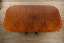 Load image into Gallery viewer, Councill Craftsmen Style Mahogany Double Pedestal Dining Table with 8 Chippendale Chairs
