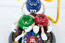 Load image into Gallery viewer, M&amp;MS Animated Telephone Candy Characters Desk Phone Red Yellow Blue Collectible
