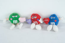 Load image into Gallery viewer, M and M Plush Character Set Green Red Blue Sassy Hot Cool Hearts Galerie
