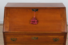 Load image into Gallery viewer, Maddox Colonial Reproductions Solid Cherry Slant Front Secretary Desk
