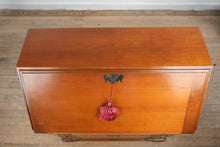 Load image into Gallery viewer, Maddox Colonial Reproductions Solid Cherry Slant Front Secretary Desk
