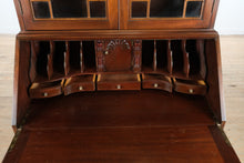 Load image into Gallery viewer, Vintage Maddox Mahogany Secretary Desk with Bookcase Top
