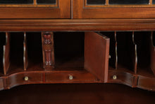 Load image into Gallery viewer, Vintage Maddox Mahogany Secretary Desk with Bookcase Top
