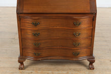 Load image into Gallery viewer, Vintage Maddox Mahogany Secretary Desk with Bookcase Top
