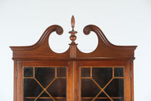Load image into Gallery viewer, Vintage Maddox Mahogany Secretary Desk with Bookcase Top
