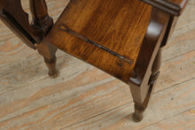 Load image into Gallery viewer, Wood Side Table with Lower Shelf and Magazine Rack Form

