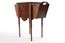 Load image into Gallery viewer, Reading Side Table with Humidor Cabinet - Rare!
