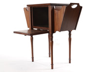 Load image into Gallery viewer, Reading Side Table with Humidor Cabinet - Rare!
