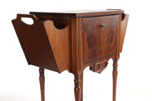 Load image into Gallery viewer, Reading Side Table with Humidor Cabinet - Rare!
