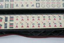 Load image into Gallery viewer, American Mahjong Set 166 Tiles Racks Pushers Quilted Carrying Bag
